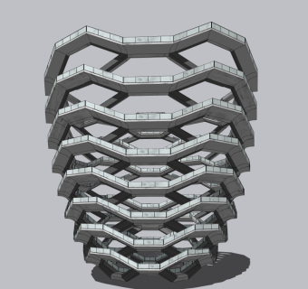 现代其它景观小建筑 循环楼梯